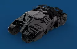 Batmobile 3D print model