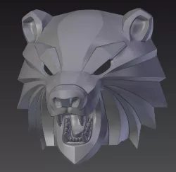 Bear head mask  from The Witcher 3 3D print model