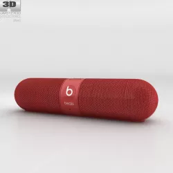 Beats Pill 2-0 Wireless Speaker Red 3D model