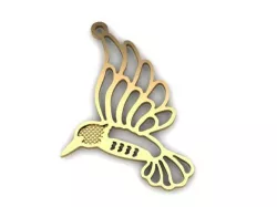 Bird pendant 3D print model 3D print model