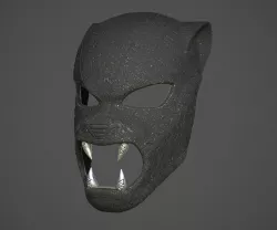 Black Panther ceremonial masks from Black Panther 3D print model