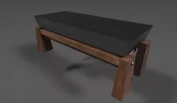 Blacksmith Workbench Low-poly  3D model