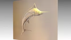 Blue Marlin Print Model 3D print model