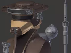 Boushh from Star Wars 3D print model