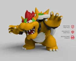 Bowser 3D print model