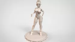 Bowsette Statue 3D print model