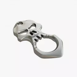 Brass knuckles skull 3D print model