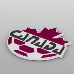 canada logo 3D model