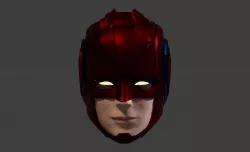 Captain marvel helmet 3D print model