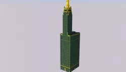 Carbide and Carbon Building 3D print model