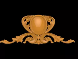Carved CNC 3D print model decoration wall trophy 3D print model