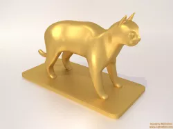 Cat Sculpture 3D print model