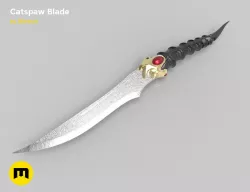 Cats Paw dagger GoT 3D print model