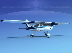 Cessna 175 Skylark V08 3D model