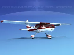 Cessna 175 Skylark V11 3D model
