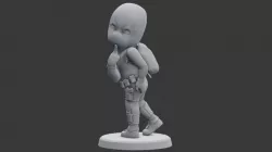 Chibi Deadpool high quality 3D print model