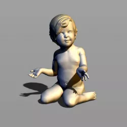 Child 3D print model