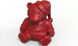 Christmas Bear 3D print model