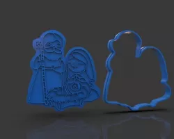 Christmas Cookie Cutter Nativity 3D print model