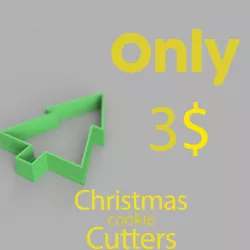 Christmas cookie cutters 3D print model