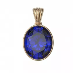 Classic Pendant Necklaces Gold Silver  Bezel Oval 12x10 3D print model