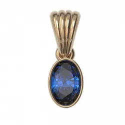 Classic Pendant Necklaces Gold Silver  Bezel Oval 6x4 3D print model