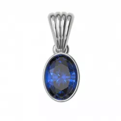 Classic Pendant Necklaces Gold Silver Bezel Oval 7x5 3D print model