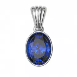 Classic Pendant Necklaces Gold Silver Bezel Oval 8x6 3D print model