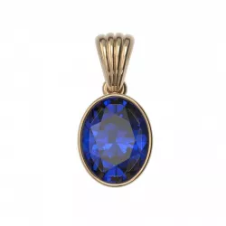 Classic Pendant Necklaces Gold Silver  Bezel Oval 9x7 3D print model