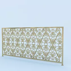 Classical Railling 3D model