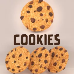 Cookies Low-poly  3D model