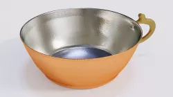Copper Bowl Low-High-Poly 3D model Low-poly  3D model