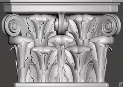 Corbel - 3d model for CNC 3D print model