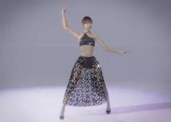 Dancing dress 3D model