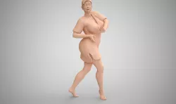 Dancing Girl 3D print model