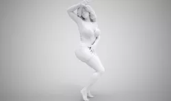 Dancing Woman 3D print model