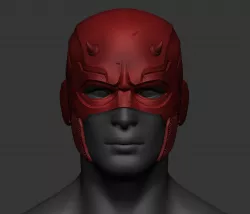 Daredevil Helmet Costume Cosplay STL File 3D print model