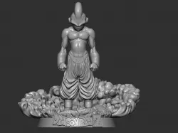 DBZ KID BUU 3d print ready model 3D print model