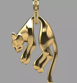 dead panther 3D print model