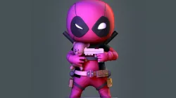 Deadpool Chibi 3D print model