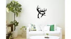 Deer head wall art 3D print model