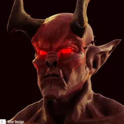 Devil 3d model print 3D print model