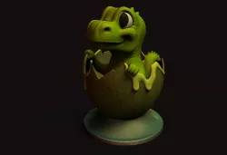 Dino Baby 3D print model
