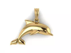 Dolphin Pendant 3D print model