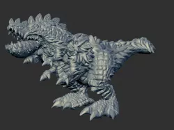 Dragon 3D sixfoot 3D print model