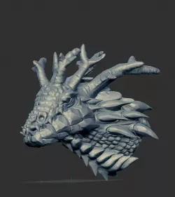 Dragonbust 6 3D print model 3D print model