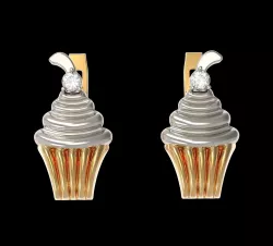 Earrings Cakes 3D print model