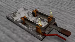 Electric Chair Switch with Sparks 3D model