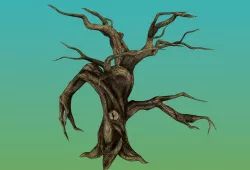 Ent  Monster - tree 2 Low-poly  3D model