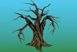 Ent Monster - tree 3 Low-poly  3D model